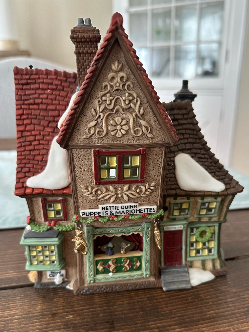 Department 56 “Nettie Quinn Puppets & Marionettes Collectable House.